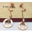 Cartier Dicyclic Love Earrings Fringe Pink Gold