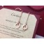 Cartier Dicyclic Love Earrings Fringe Pink Gold