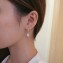 Cartier C de Earrings White Gold