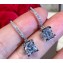 Cartier C de Earrings White Gold