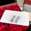 Cartier C de Earrings White Gold