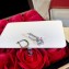Cartier C de Earrings White Gold