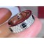 Cartier Black Love Ring diamond-paved White Gold