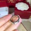 Cartier Black Love Ring diamond-paved White Gold