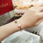 Cartier Amulette Bracelet Green and White
