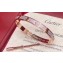 Cartier Love Bracelet diamond-paved with Screwdriver Pink Gold