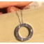 Cartier Love necklace with 3 Diamonds White Gold