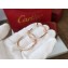 Cartier juste un clou Earrings Small with Diamonds Pink Gold