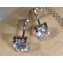 Cartier C de Earrings White Gold