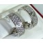 Cartier Love Earrings diamond-paved Medium White Gold