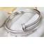 Cartier juste un clou Double Bracelet diamond-paved White Gold