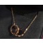 Cartier Dicyclic Love necklace Pink Gold