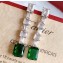 Cartier Fringe earrings Green