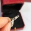 Cartier Dicyclic Love necklace diamond-paved White Gold