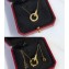 Cartier Dicyclic Love necklace diamond-paved Yellow Gold