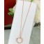 Cartier juste un clou necklace diamond-paved Pink Gold
