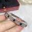 Cartier Black Love Bracelet diamond-paved White Gold