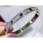 Cartier Black Love Bracelet diamond-paved White Gold