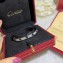 Cartier Black Love Bracelet diamond-paved White Gold