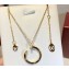 Cartier juste un clou necklace with Diamonds Yellow Gold