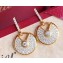 Cartier amulette de Earrings diamond-paved Yellow Gold