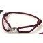 Cartier Burgundy Love Bracelet White Gold