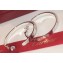 Cartier Love Earrings Large White Gold