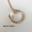 Cartier juste un clou necklace diamond-paved Pink Gold