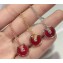 Cartier amulette de necklace Red