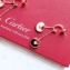 Cartier amulette de Earrings Black and White