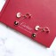 Cartier amulette de Earrings Black and White