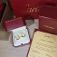 Cartier Love Earrings with 2 Diamonds Yellow Gold