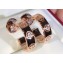 Cartier Love Earrings with 2 Diamonds Pink Gold