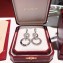 Cartier Dicyclic Love Earrings White Gold