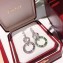 Cartier Dicyclic Love Earrings White Gold