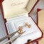 Cartier Love Earrings Mini Pink Gold