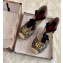 Gucci GG Matelassé Canvas Platform Espadrilles Sandals Blue 2020