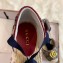 Gucci GG Matelassé Canvas Platform Espadrilles Sandals Blue 2020