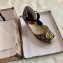 Gucci GG Matelassé Canvas Platform Espadrilles Sandals Blue 2020