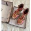 Gucci GG Matelassé Canvas Platform Espadrilles Sandals Pink 2020