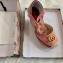 Gucci GG Matelassé Canvas Platform Espadrilles Sandals Pink 2020