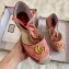 Gucci GG Matelassé Canvas Platform Espadrilles Sandals Pink 2020