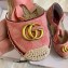 Gucci GG Matelassé Canvas Platform Espadrilles Sandals Pink 2020