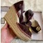 Gucci GG Matelassé Canvas Platform Espadrilles Sandals Coffee 2020