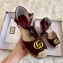 Gucci GG Matelassé Canvas Platform Espadrilles Sandals Coffee 2020