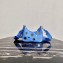 Prada Re-Edition 2005 Nylon Shoulder Hobo Bag 1BH204 Mirror Patches Blue 2020