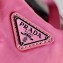 Prada Re-Edition 2005 Nylon Shoulder Hobo Bag 1BH204 Mirror Patches Pink 2020