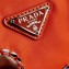 Prada Re-Edition 2005 Nylon Shoulder Hobo Bag 1BH204 Mirror Patches Orange 2020