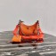 Prada Re-Edition 2005 Saffiano Leather Shoulder Hobo Bag 1BH204 Orange 2020
