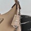 Prada Re-Edition 2005 Saffiano Leather Shoulder Hobo Bag 1BH204 Beige 2020